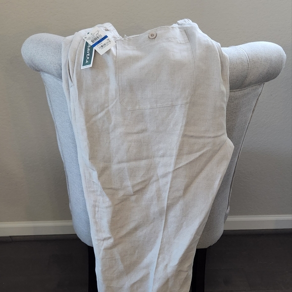 NWT Cubavera Mens pants XL linen summer beach wedding - Picture 5 of 6